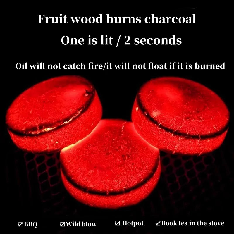**Fast Lighting Hardwood Charcoal for Smoke-Free Backyard BBQ.**