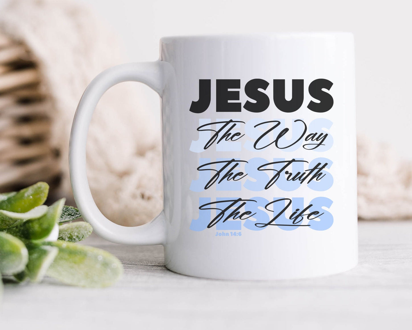 Jesus The Way The Truth The Life - Modern Faith Home Decor