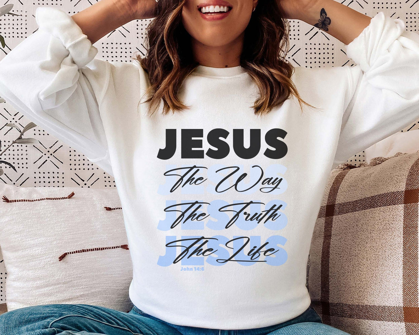 Jesus The Way The Truth The Life - Modern Faith Home Decor