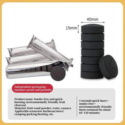 **Fast Lighting Hardwood Charcoal for Smoke-Free Backyard BBQ.**