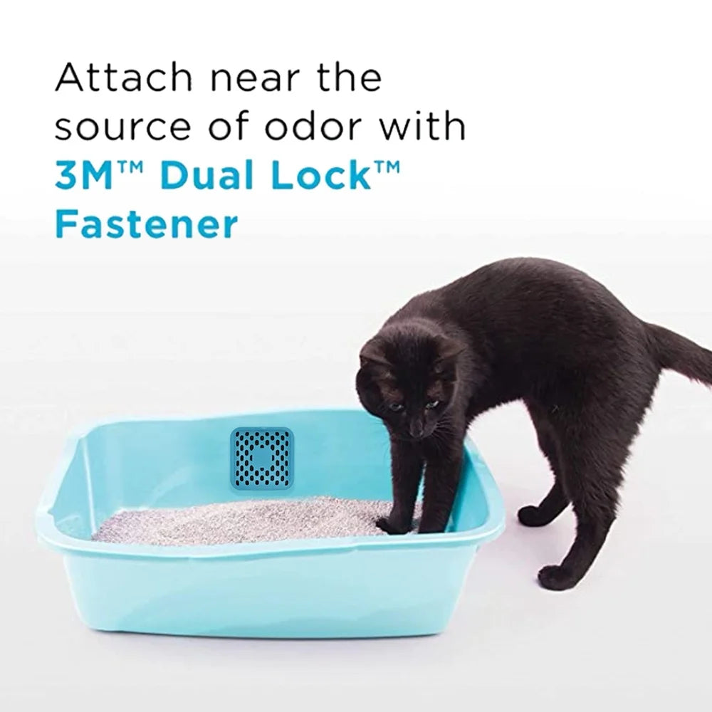 3 Pack Natural Charcoal Pet Odor Eliminator – Litter Box Deodorizer & Moisture Control.