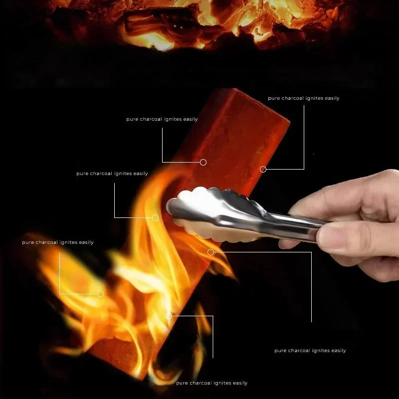 **Elevate Your Backyard BBQ: Smokeless High-Heat Charcoal Grilling.**