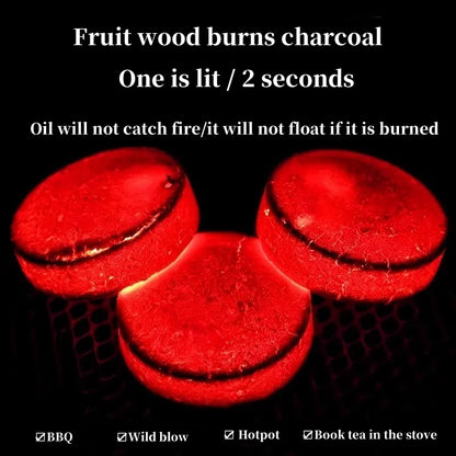**Fast Lighting Hardwood Charcoal for Smoke-Free Backyard BBQ.**