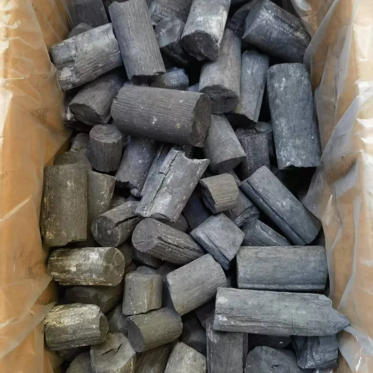 **Smokeless Fruit Charcoal: Perfect for Clean Backyard Grilling and Camping.**