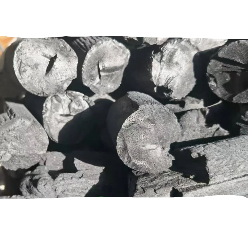 **Smokeless Fruit Charcoal: Perfect for Clean Backyard Grilling and Camping.**