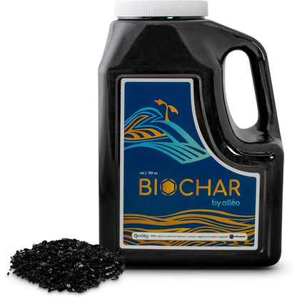 Premium Biochar Soil Enhancer for Lush Garden & Indoor Potted Plants - 1 Gallon