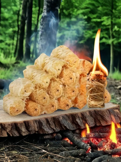 Odorless Fire Starters for BBQ, Fireplace, Wood Stove & Camping.