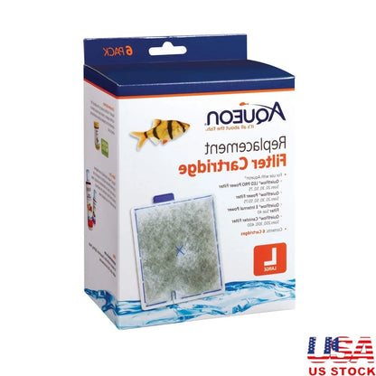 **Easy Install 6 Pack Carbon Filters for Crystal Clear Aquarium Water.**