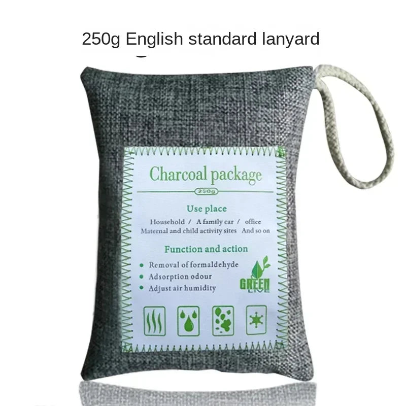**Natural Bamboo Charcoal Air Purifier & Odor Eliminator for Car & Home.**
