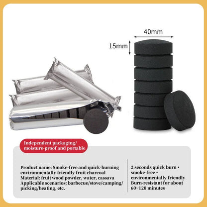 **Fast Lighting Hardwood Charcoal for Smoke-Free Backyard BBQ.**