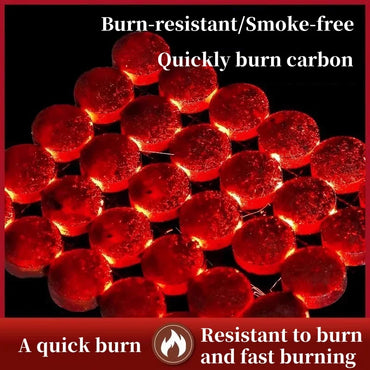 **Fast Lighting Hardwood Charcoal for Smoke-Free Backyard BBQ.**