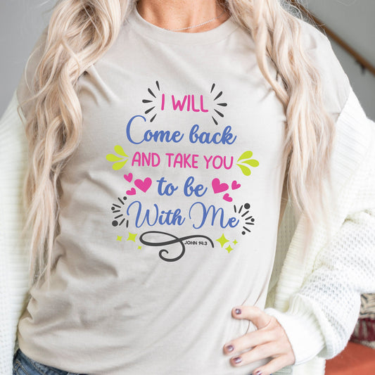 Bring Hope Home This Easter with John 14:3's 'I Will Come Back' Promise.