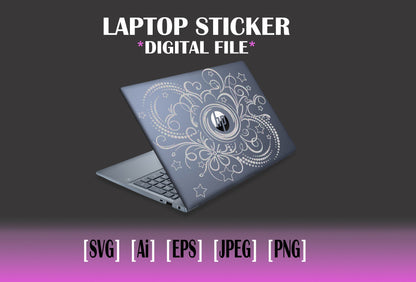 Personalized Laptop Sticker for Your Stylish Desk Workspace