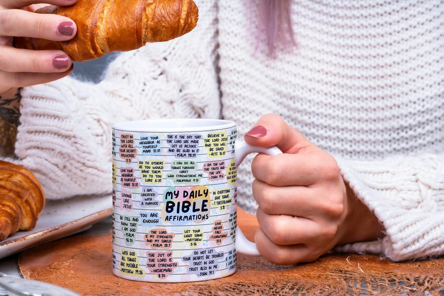 Start Your Day: Daily Bible Affirmations Coffee Mug, 11oz 15oz