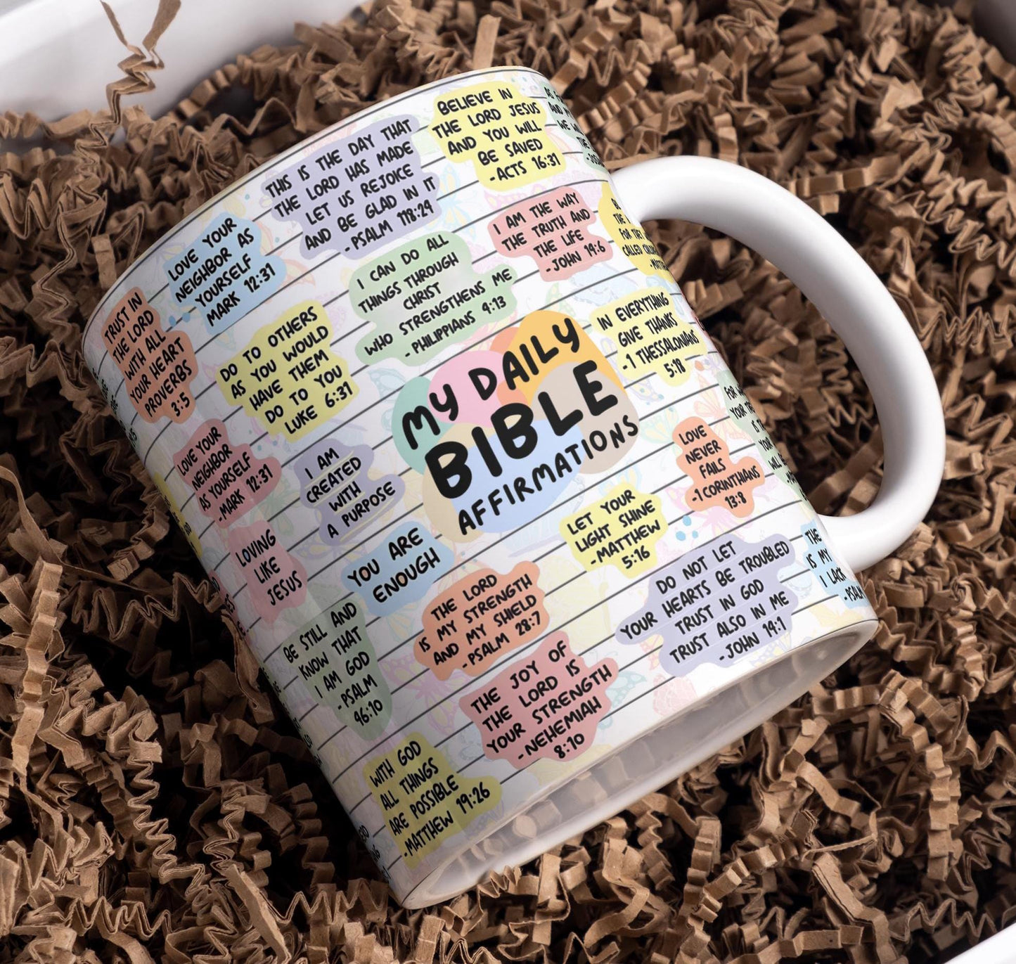 Start Your Day: Daily Bible Affirmations Coffee Mug, 11oz 15oz