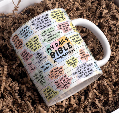 Start Your Day: Daily Bible Affirmations Coffee Mug, 11oz 15oz