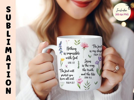 Faith-Filled Bible Verse Mug – Her Morning Coffee & Inspiration.