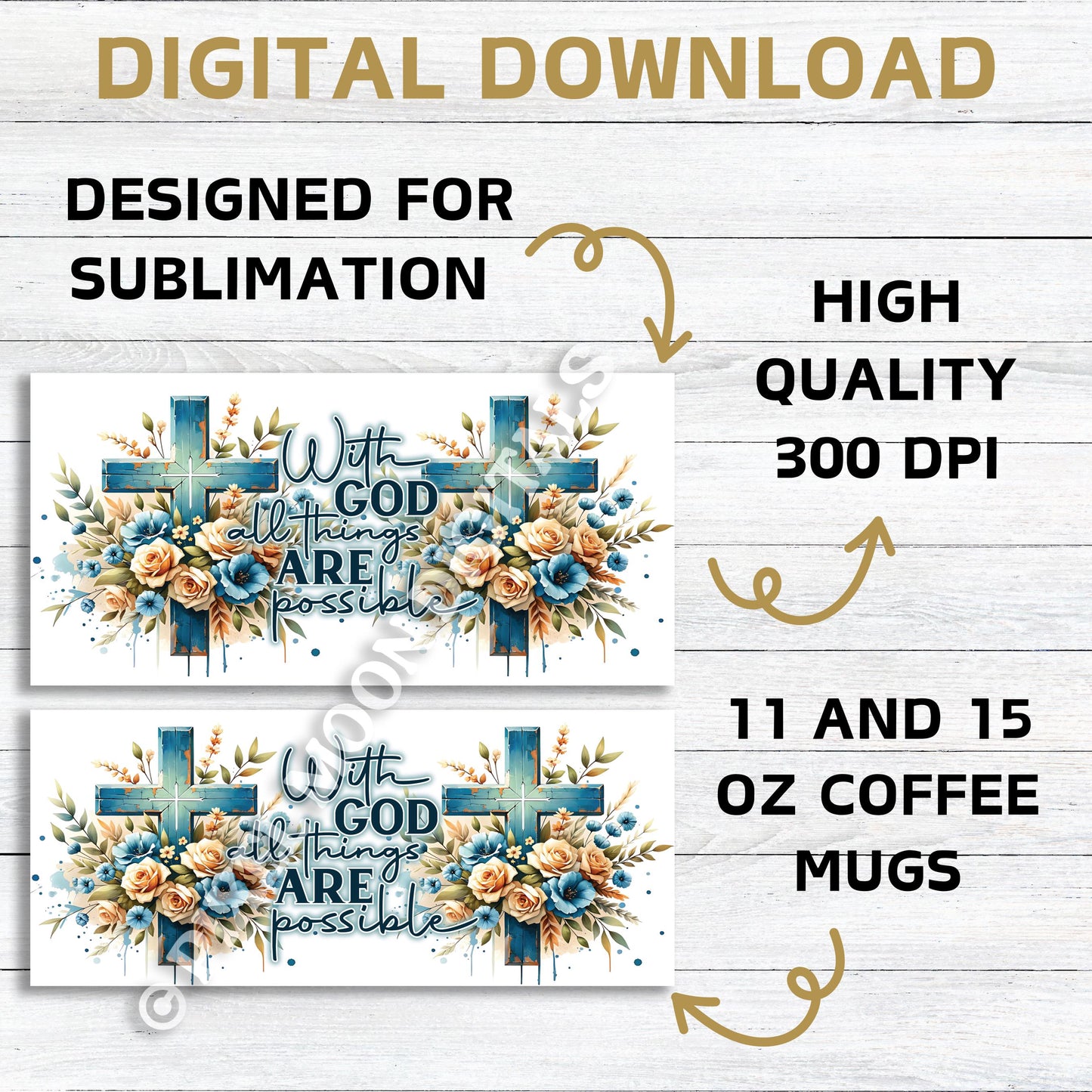 Christian Faith Coffee Mug | Scripture & Inspiration Gift