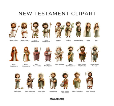 **Christian New Testament Story Scene Art**