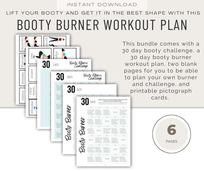 30-Day Booty Burner: Sculpt and Lift for a Stronger, Rounder Beach Booty.