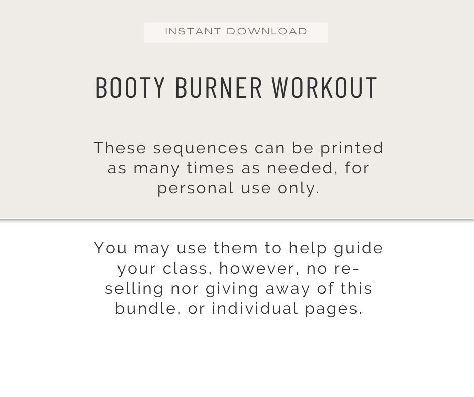 30-Day Booty Burner: Sculpt and Lift for a Stronger, Rounder Beach Booty.
