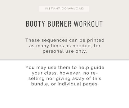 30-Day Booty Burner: Sculpt and Lift for a Stronger, Rounder Beach Booty.