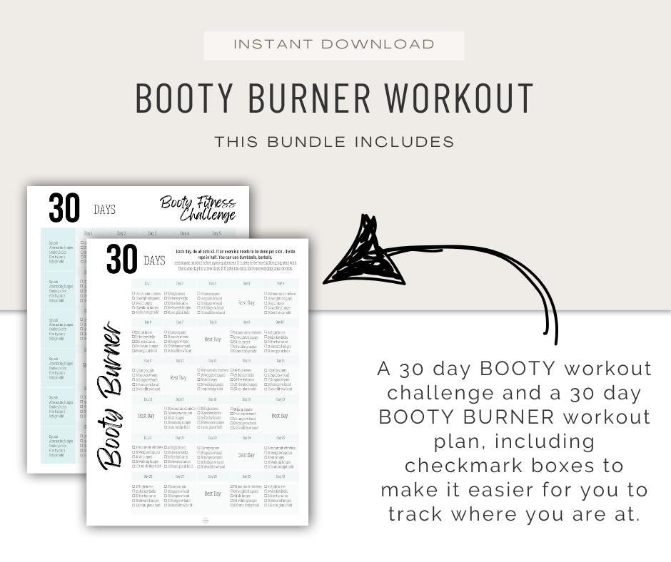 30-Day Booty Burner: Sculpt and Lift for a Stronger, Rounder Beach Booty.