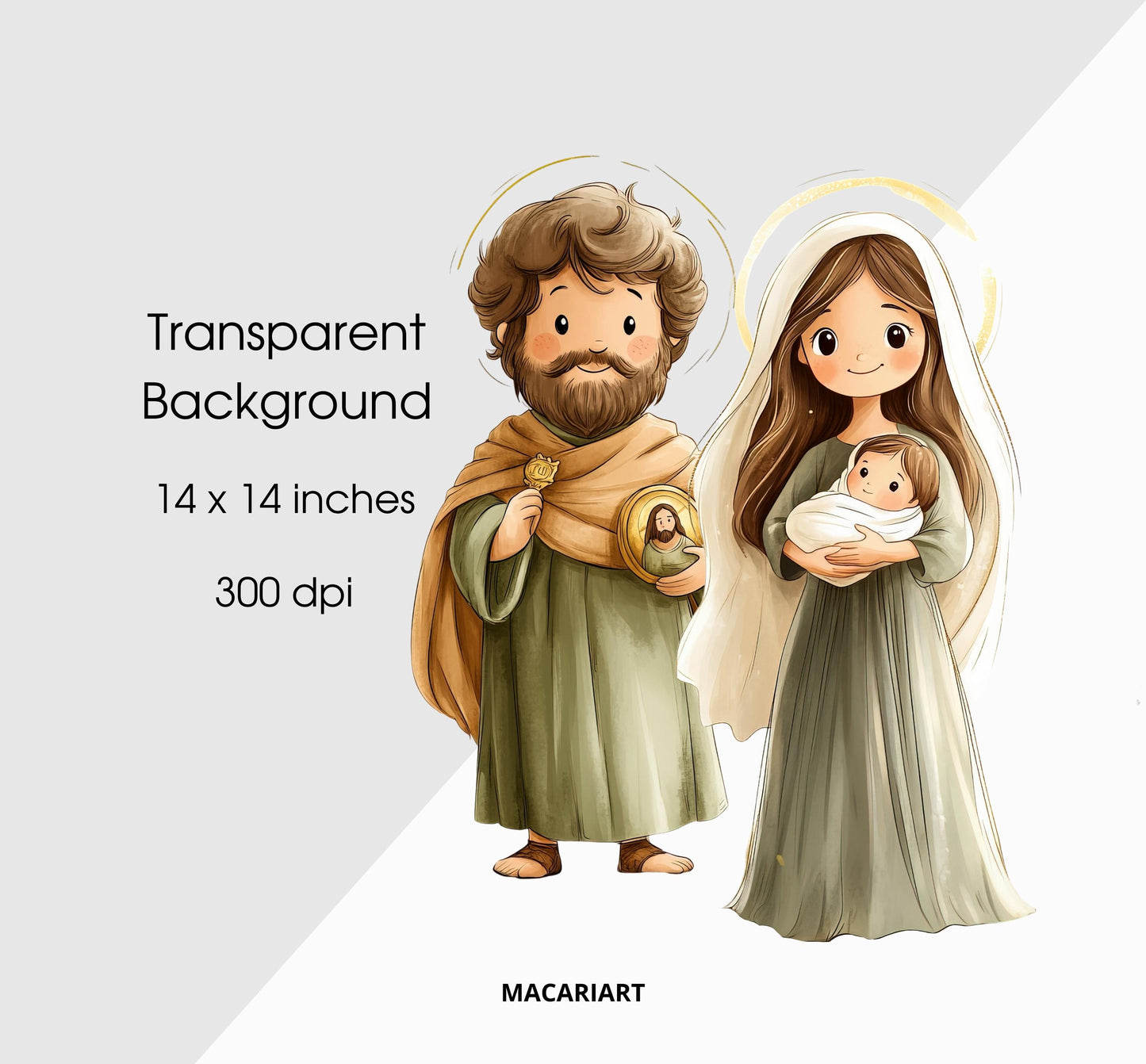 **Christian New Testament Story Scene Art**