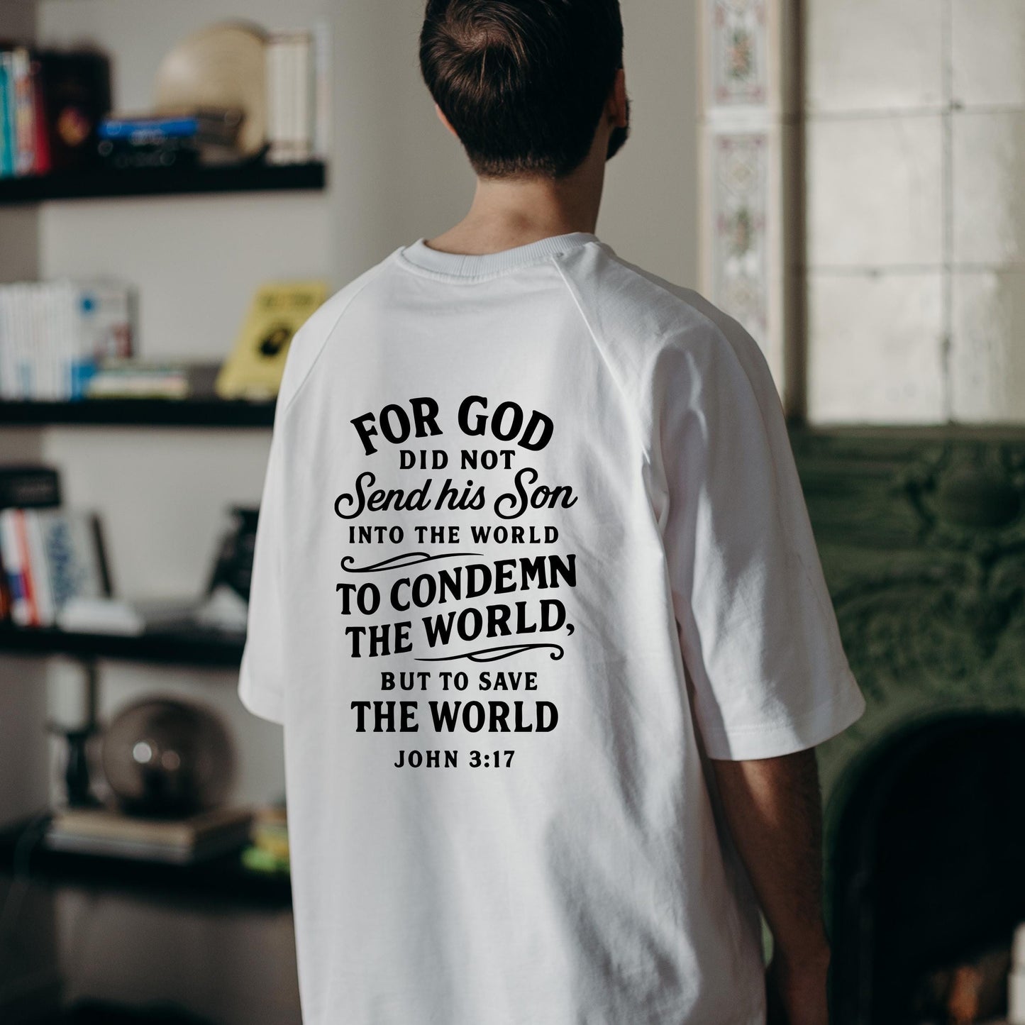 John 3:17 Faith Bible Verse: Inspirational Decor and Gifts.