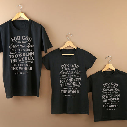 John 3:17 Faith Bible Verse: Inspirational Decor and Gifts.