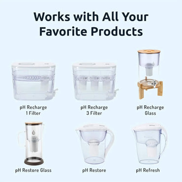 **Alkaline Home Water Filter: 96 Gallon Multi-Stage Heavy Metal Removal**